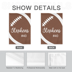 Decorative Flags - Personalized Football Flag - Gift For The Athletes,Fans - OLESA