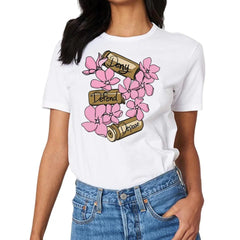 Deny,Defend and Depose Themed Bullet and Flower Clothing - A Gift For Friend,Family,Colleagues,Fellow Student,Roommates - OLESA