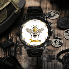 🐝Diamond Bee Customized Watch - Personalized Name Watch - OLESA