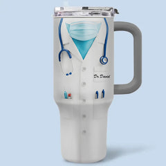 Doctor Profession Theme Car Cup - Unique Gift Doctor 40oz Tumbler - OLESA