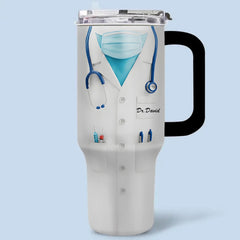 Doctor Profession Theme Car Cup - Unique Gift Doctor 40oz Tumbler - OLESA