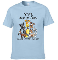 Dogs Make Me Happy - Personalized Clothes - OLESA