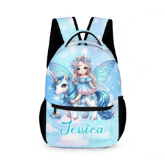 Dreaming Unicorn Backpack - Personalized Name Backpack - School Season Gift - OLESA