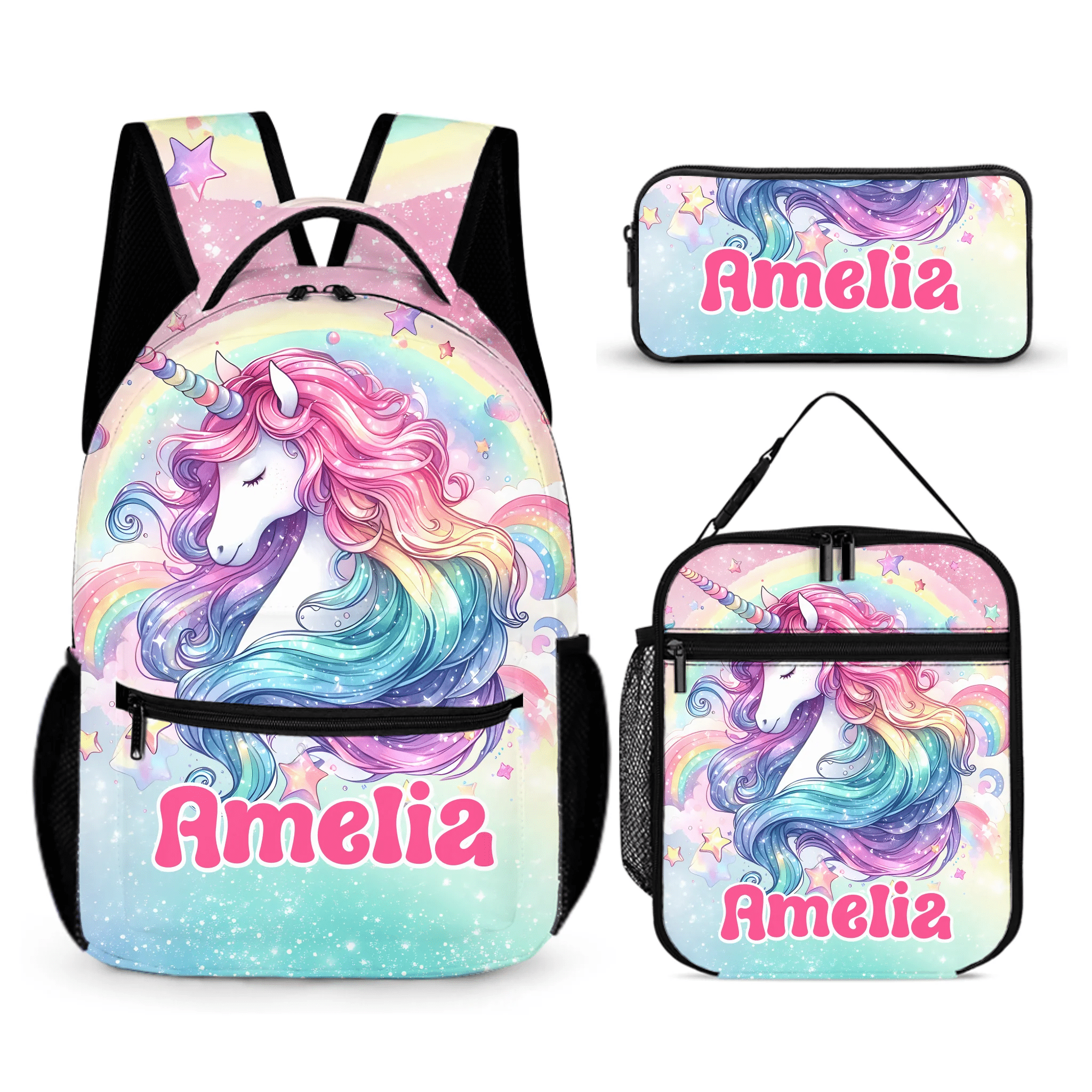 Dreamy Unicorn Backpack - Personalized Backpack as School Season Gift - OLESA