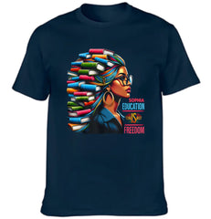 Education is Freedom - Personalized Name Teacher Theme Clothes - OLESA