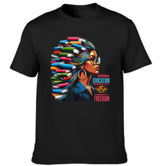Education is Freedom - Personalized Name Teacher Theme Clothes - OLESA