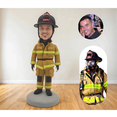 Engraved customized a fireman bobblehead - Gifts for a fireman - OLESA