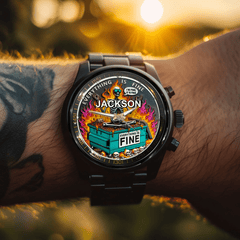 Everything Is Fine - Personalized Name Watch - OLESA