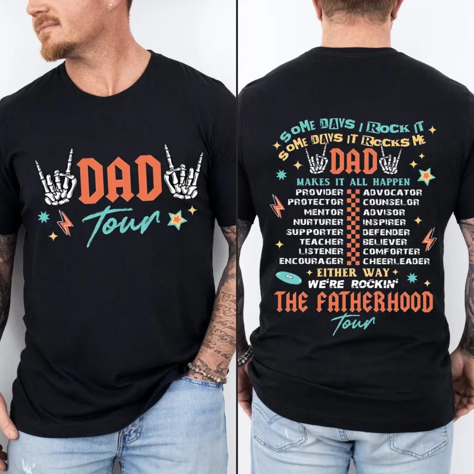 Fatherhood Tour Dad Shirt - OLESA