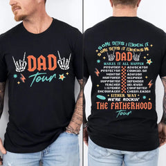 Fatherhood Tour Dad Shirt - OLESA