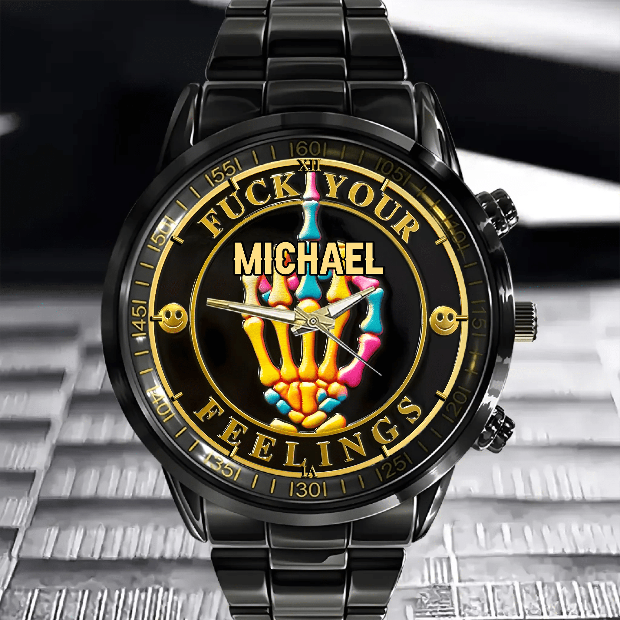 F*ck Your Feelings - Personalized Name Watch - OLESA