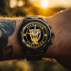 F*ck Your Feelings - Personalized Name Watch - OLESA