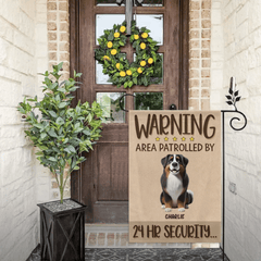 Fearless Pet Guard Flag - Personalized pet customization flags - Gifts For Family,Pet Lovers,Pet Owners - OLESA