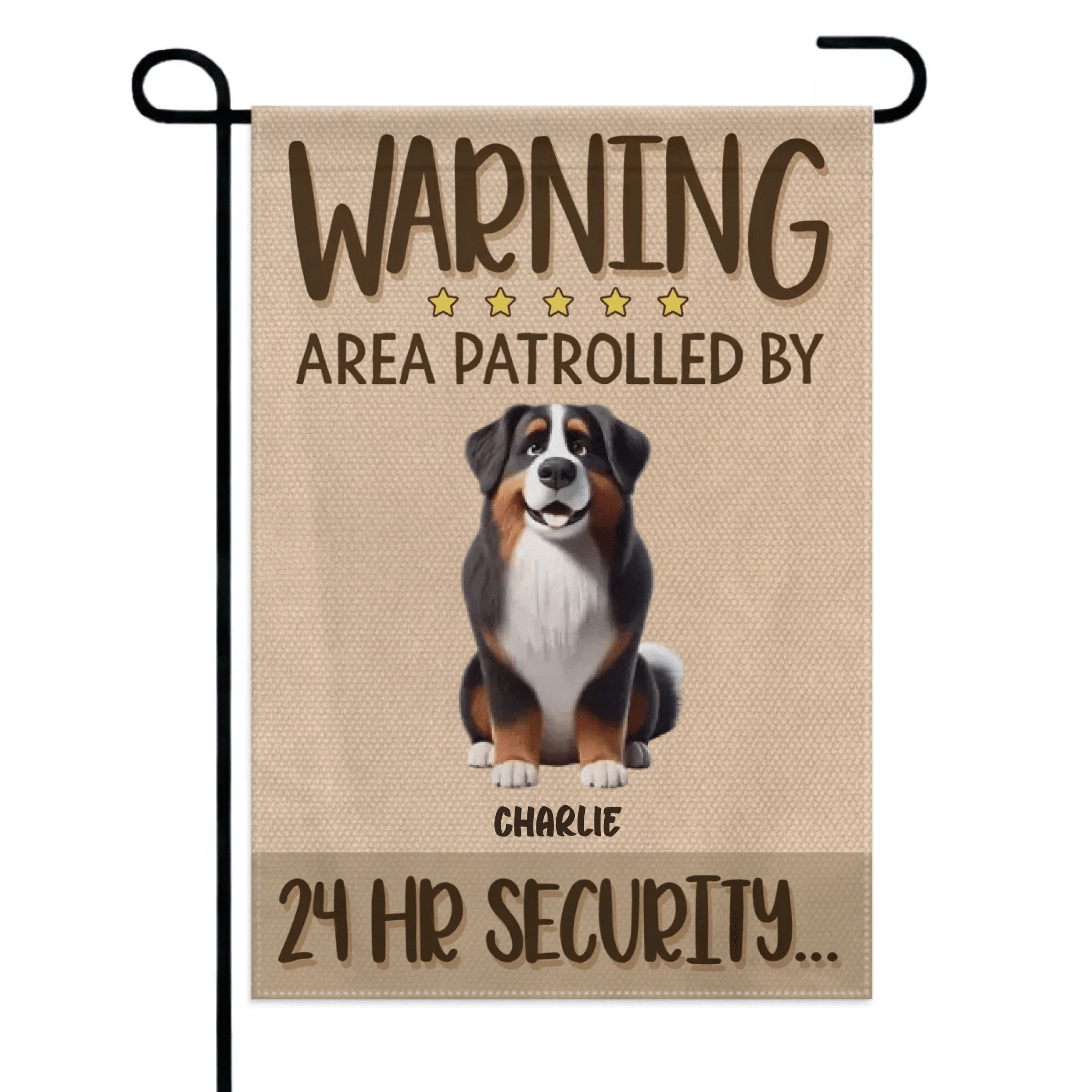 Fearless Pet Guard Flag - Personalized pet customization flags - Gifts For Family,Pet Lovers,Pet Owners - OLESA