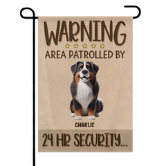 Fearless Pet Guard Flag - Personalized pet customization flags - Gifts For Family,Pet Lovers,Pet Owners - OLESA