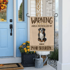 Fearless Pet Guard Flag - Personalized pet customization flags - Gifts For Family,Pet Lovers,Pet Owners - OLESA