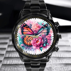 Floral Butterfly - Personalized Watch - OLESA