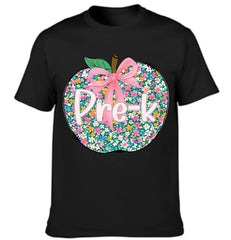 Flowers Apple Customized Clothing - Personalized Grade T-shirt - OLESA