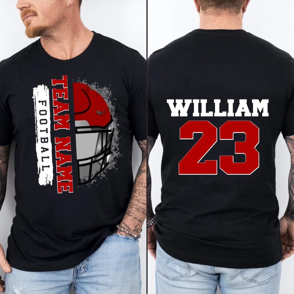 Football Helmet - Personalised Helmets And Name T-shirt - A Gift for Football Players,Lovers - OLESA