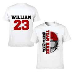 Football Helmet - Personalised Helmets And Name T-shirt - A Gift for Football Players,Lovers - OLESA