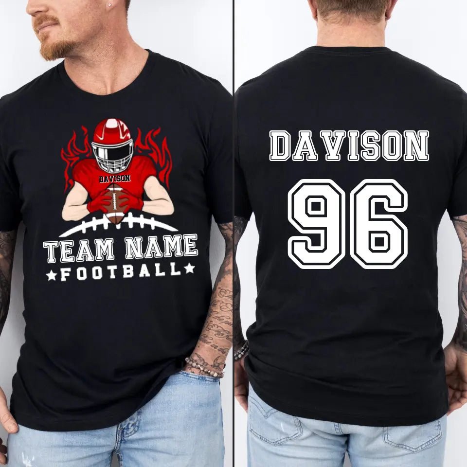 Football Season - Personalized American Football Team Shirt - A Gift for Football Player,Lovers - OLESA