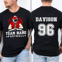 Football Season - Personalized American Football Team Shirt - A Gift for Football Player,Lovers - OLESA