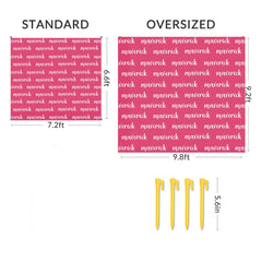 Full Width Name Customized Beach Mat - OLESA