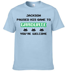 Fun Arcade - Graduation Keepsake Apparel - Custom Names, Year & Icons - Graduate Gifts - OLESA