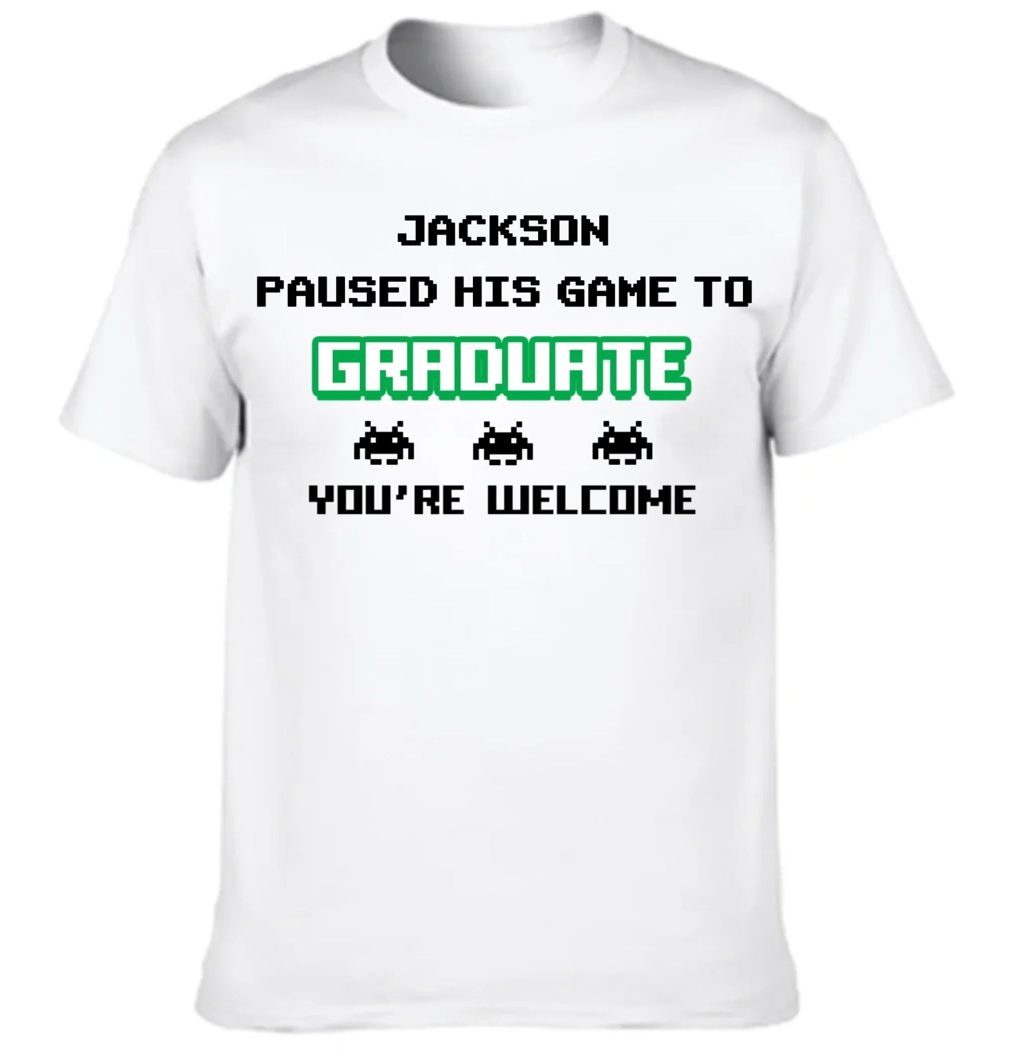Fun Arcade - Graduation Keepsake Apparel - Custom Names, Year & Icons - Graduate Gifts - OLESA
