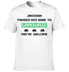 Fun Arcade - Graduation Keepsake Apparel - Custom Names, Year & Icons - Graduate Gifts - OLESA