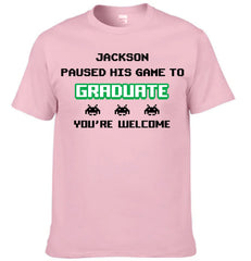 Fun Arcade - Graduation Keepsake Apparel - Custom Names, Year & Icons - Graduate Gifts - OLESA