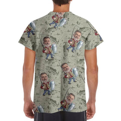Funny Caricature Face - Personalized Fishing Full Body Print Shirt - Gift for Fishing Enthusiasts - OLESA