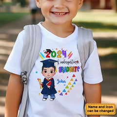 Gift For Grandkid Kindergarten Graduate Kid T Shirt - OLESA