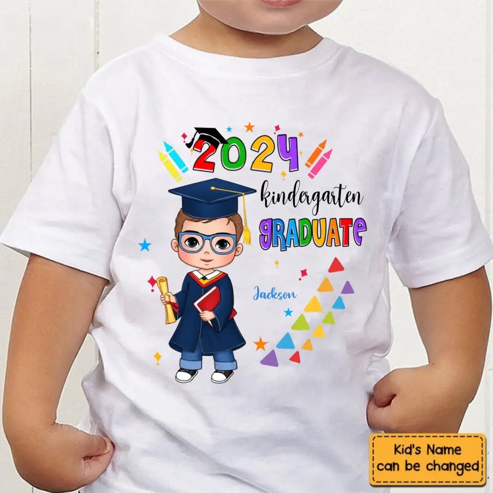 Gift For Grandkid Kindergarten Graduate Kid T Shirt - OLESA