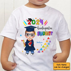 Gift For Grandkid Kindergarten Graduate Kid T Shirt - OLESA