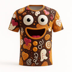 Gingerbread Cookie Character Clothing - Christmas Parties Gift, Family Gatherings Gift - OLESA