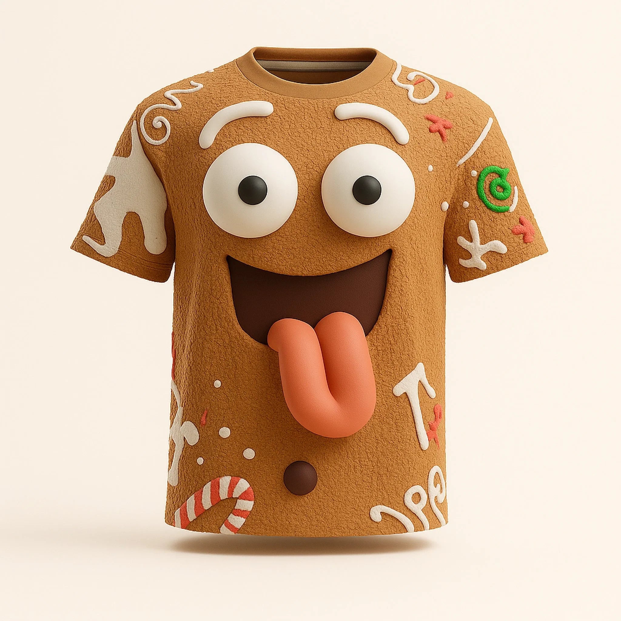 Gingerbread Cookie Character Clothing - Christmas Parties Gift, Family Gatherings Gift - OLESA