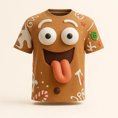 Gingerbread Cookie Character Clothing - Christmas Parties Gift, Family Gatherings Gift - OLESA