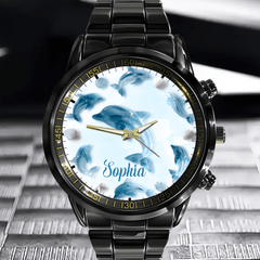 Glassy Animal Themed Custom Watch - Personalized Name - OLESA