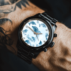 Glassy Animal Themed Custom Watch - Personalized Name - OLESA