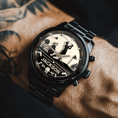 Golfer Themed Watch - Personalized Name - OLESA