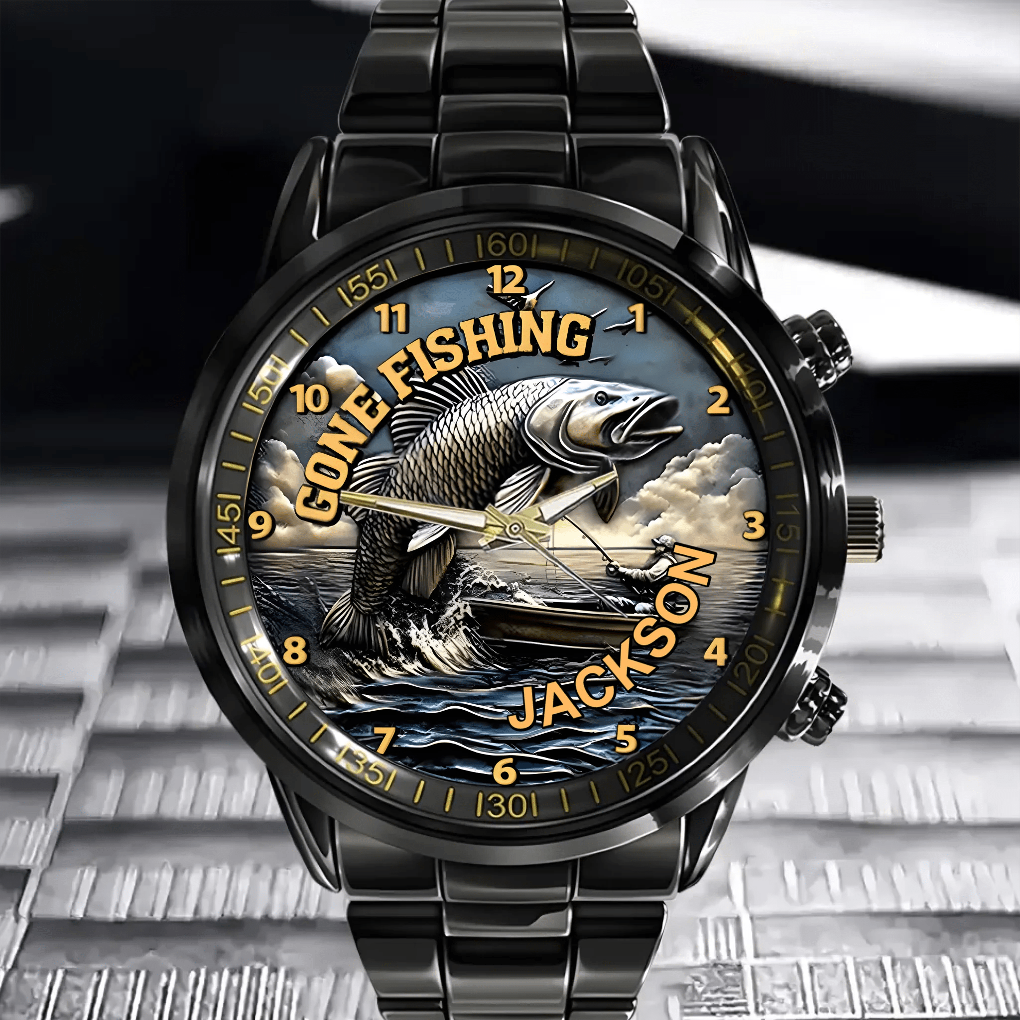 Gone Fishing - Personalized Fishing Watch - OLESA