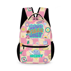 Good Vibes Only - Personalized Name Customized Backpacks - Gift for Kids to Start the School Season - OLESA