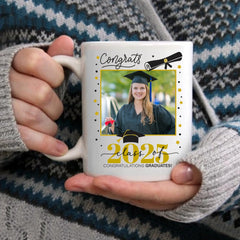 Graduation Behind You All Your Memories - Personalized Photo Mug - OLESA