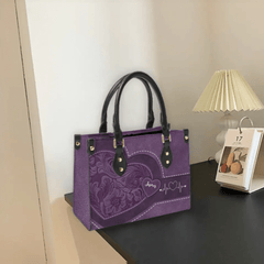 Grandma's Little Sweethearts - Birthday, Loving Gift For Grandmother, Mother, Mom - Personalized Leather Bag - OLESA