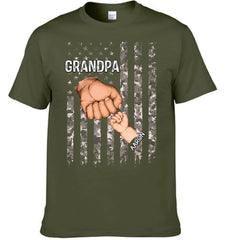 Grandpa Is Like Dad Without Rules - Family Personalized Customized Clothing - OLESA