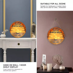 Halloween Bar - Personalized Dog Door Sign - OLESA