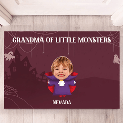 Halloween - themed Character Costume Customization Floor Mat - Personalized Photo and Name Doormat - Gift for Family - OLESA