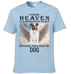 Heaven Is A Beautiful Place - Personalized Pet Memorial Clothing - Gift For Family,Friend,BFF,Roommate,Pet Owners,Pet Lovers - OLESA
