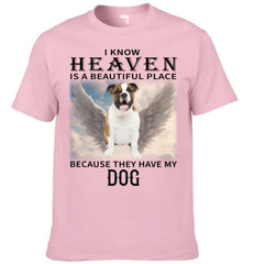 Heaven Is A Beautiful Place - Personalized Pet Memorial Clothing - Gift For Family,Friend,BFF,Roommate,Pet Owners,Pet Lovers - OLESA